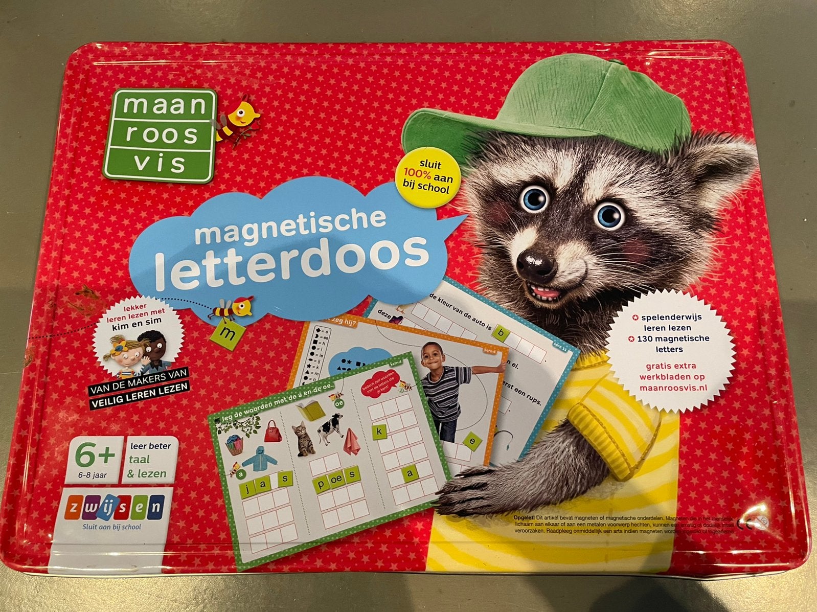Magnetische letterdoos, Ophalen, Gebruikt