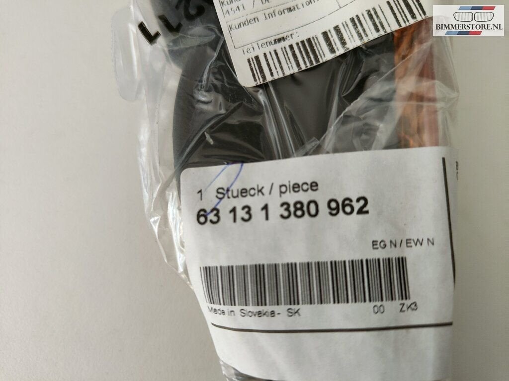 Oranje knipperlicht rechts in de bumper BMW E30  1380962, Auto-onderdelen, -, -, Nieuw, Ophalen of Verzenden