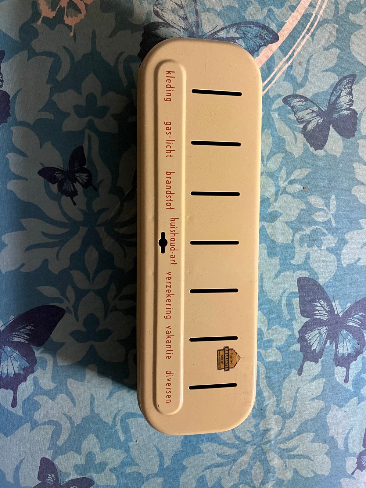 Brabantia Vintage Geldkistje / Spaarpot met Vakjes, Ophalen
