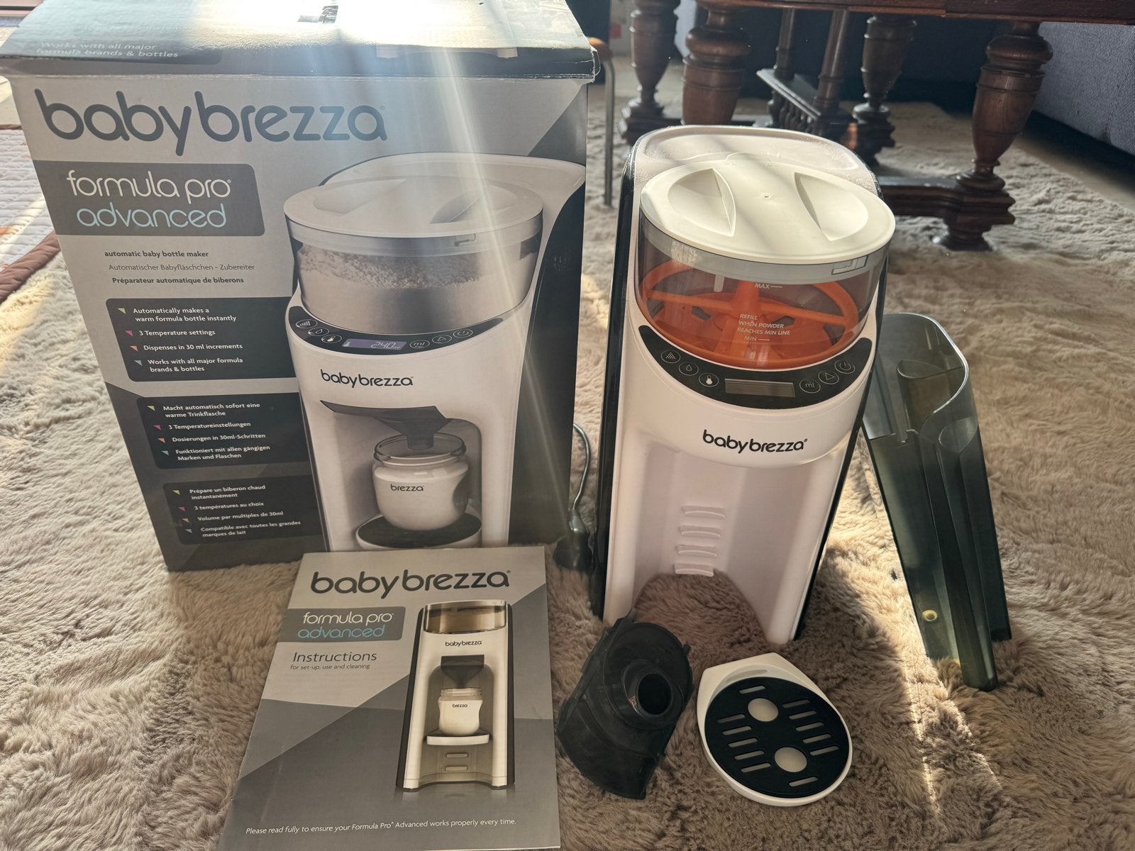 Baby Brezza Formula Pro Advanced - Zo goed als nieuw, Automatisch, Ophalen of Verzenden, Zo goed als nieuw, Flessenmaker