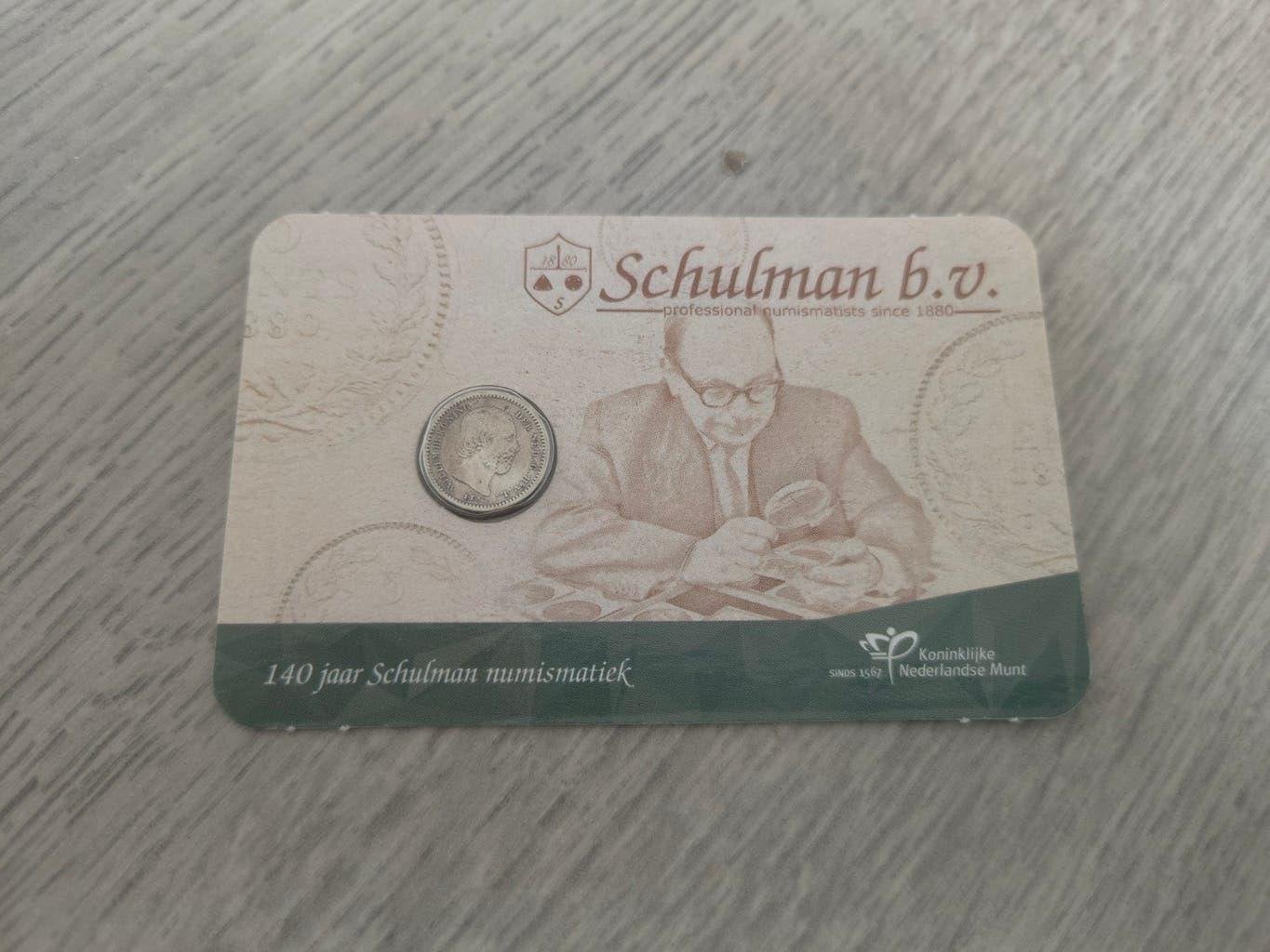 Nederland 2020 140 jaar Schulman coincard, Postzegels en Munten, Munten | Nederland, Ophalen of Verzenden, Koningin Beatrix, Euro's