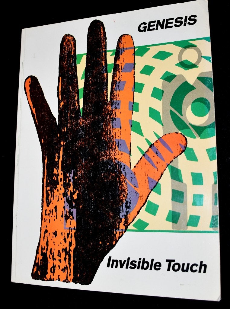 Genesis - Invisible Touch - Songbook - Piano, Guitar, Vocal, Gebruikt, Gitaar, Ophalen of Verzenden, Artiest of Componist