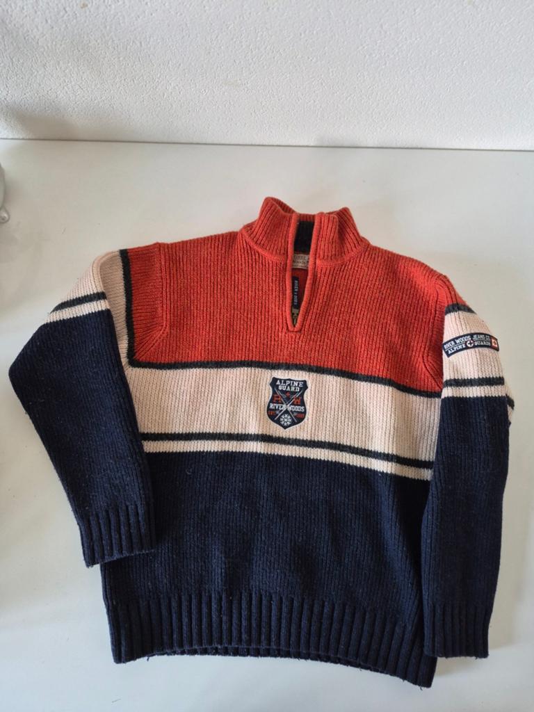 River Woods Lamswol Trui - Alpine Guard, Maat 48/50 (M), Oranje, Ophalen of Verzenden, Zo goed als nieuw