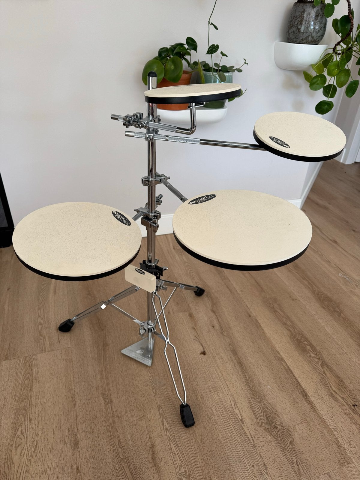 Oefen drumstel / oefenkit met 4 pads, Ophalen, Zo goed als nieuw, Overige merken