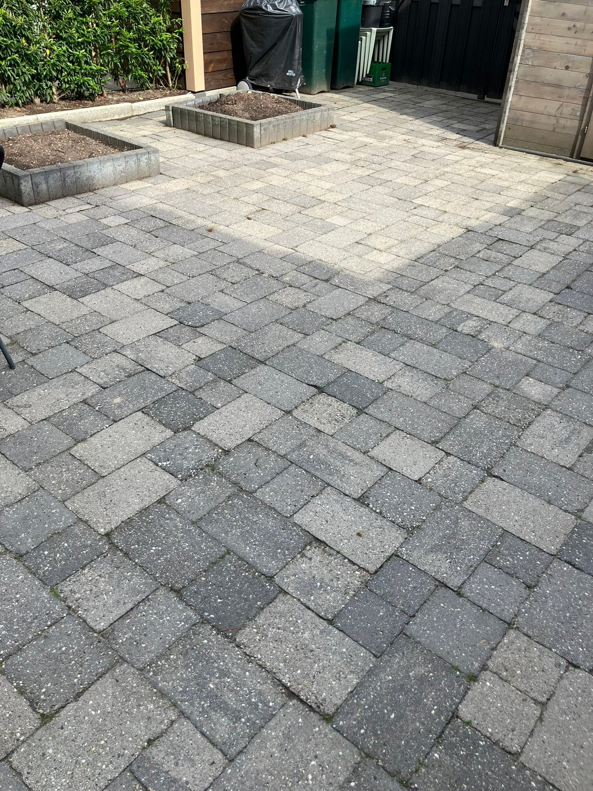 Tuintegels gratis af te halen, Ophalen of Verzenden, Zo goed als nieuw, 10 m² of meer, Beton