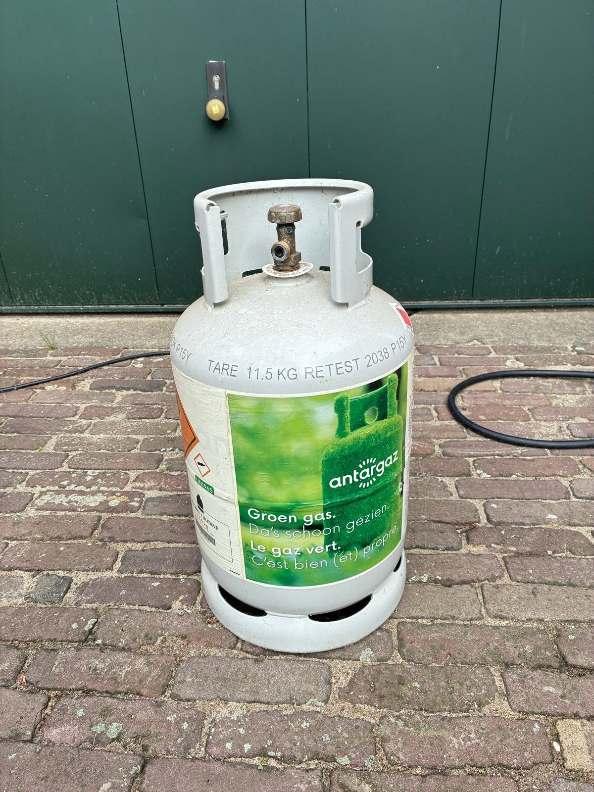 Antargaz gasfles 11.5 kg - zo goed als vol, Ophalen, Gebruikt