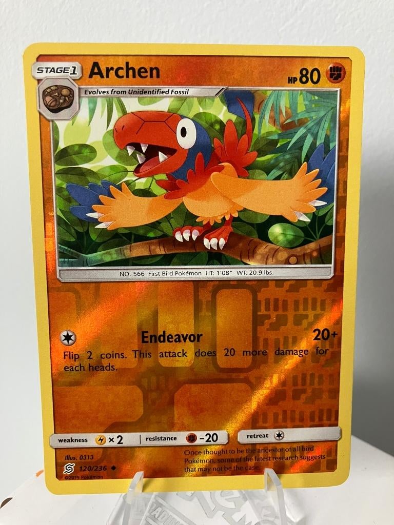 Archen 120/236 - Unified Minds - Reverse Holo, Ophalen of Verzenden, Zo goed als nieuw, Losse kaart, Foil