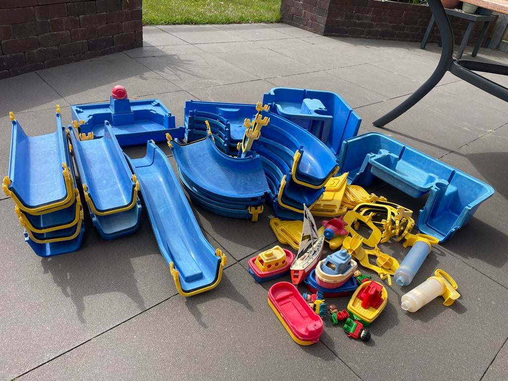 Grote Aquaplay Waterbaan Set met Accessoires, Ophalen, Gebruikt