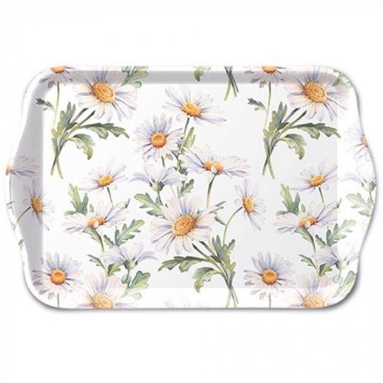 Ambiente Tray Beautiful daisies 13x21cm, Huis en Inrichting, Ophalen, Kunststof, Ambiente, Nieuw