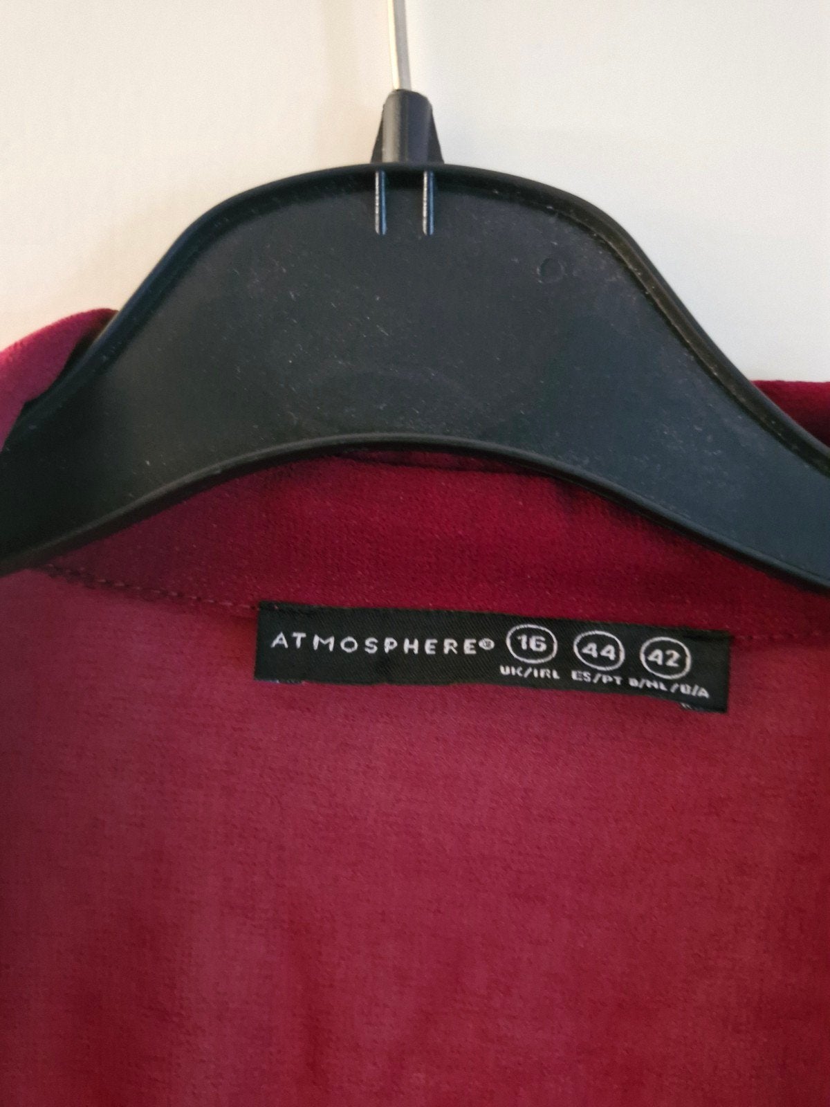 Bordeaux rode blouse maat 42, Kleding | Dames, Atmosphere, Maat 42/44 (L), Onbekend, Ophalen of Verzenden