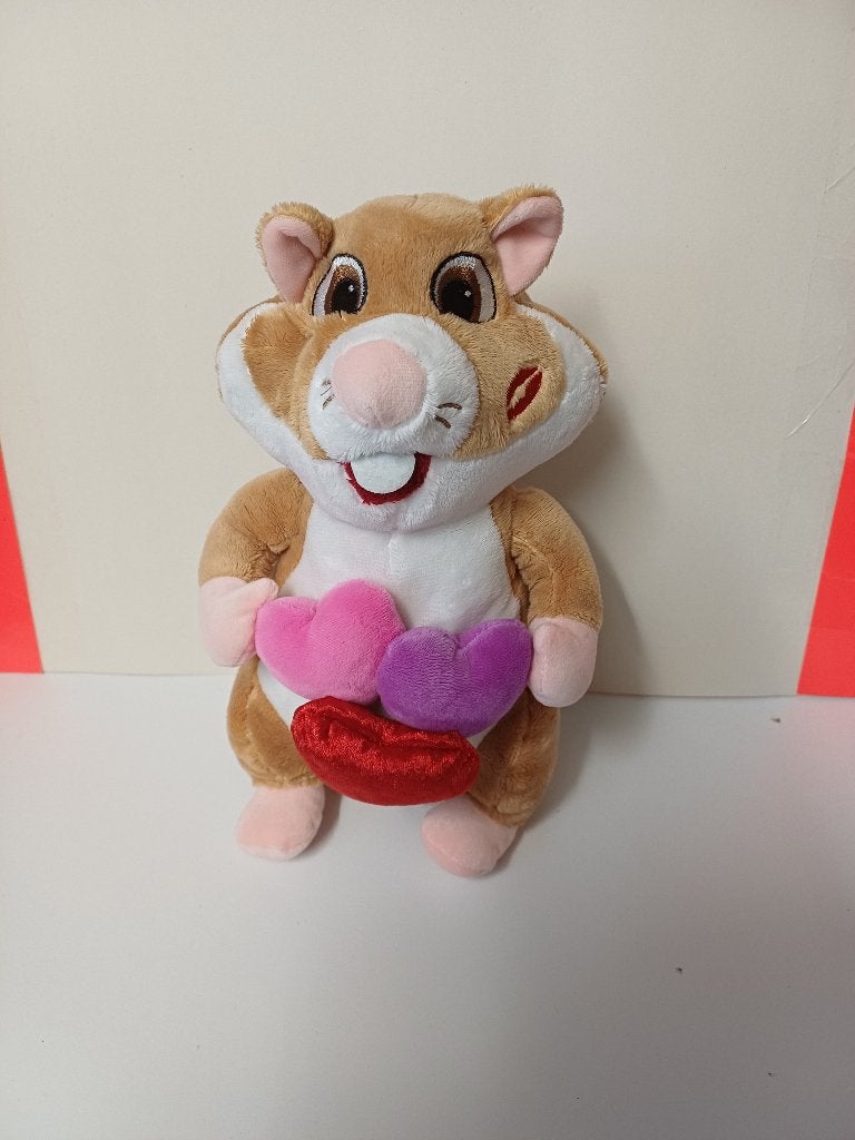 Albert Heijn / AH - Hamster Knuffel met 3 hartjes, Albert Heijn, Ophalen of Verzenden