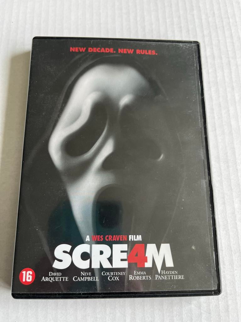 Scream 4 DVD - film van Wes Craven, Vanaf 16 jaar, Ophalen of Verzenden, Gebruikt, Overige genres