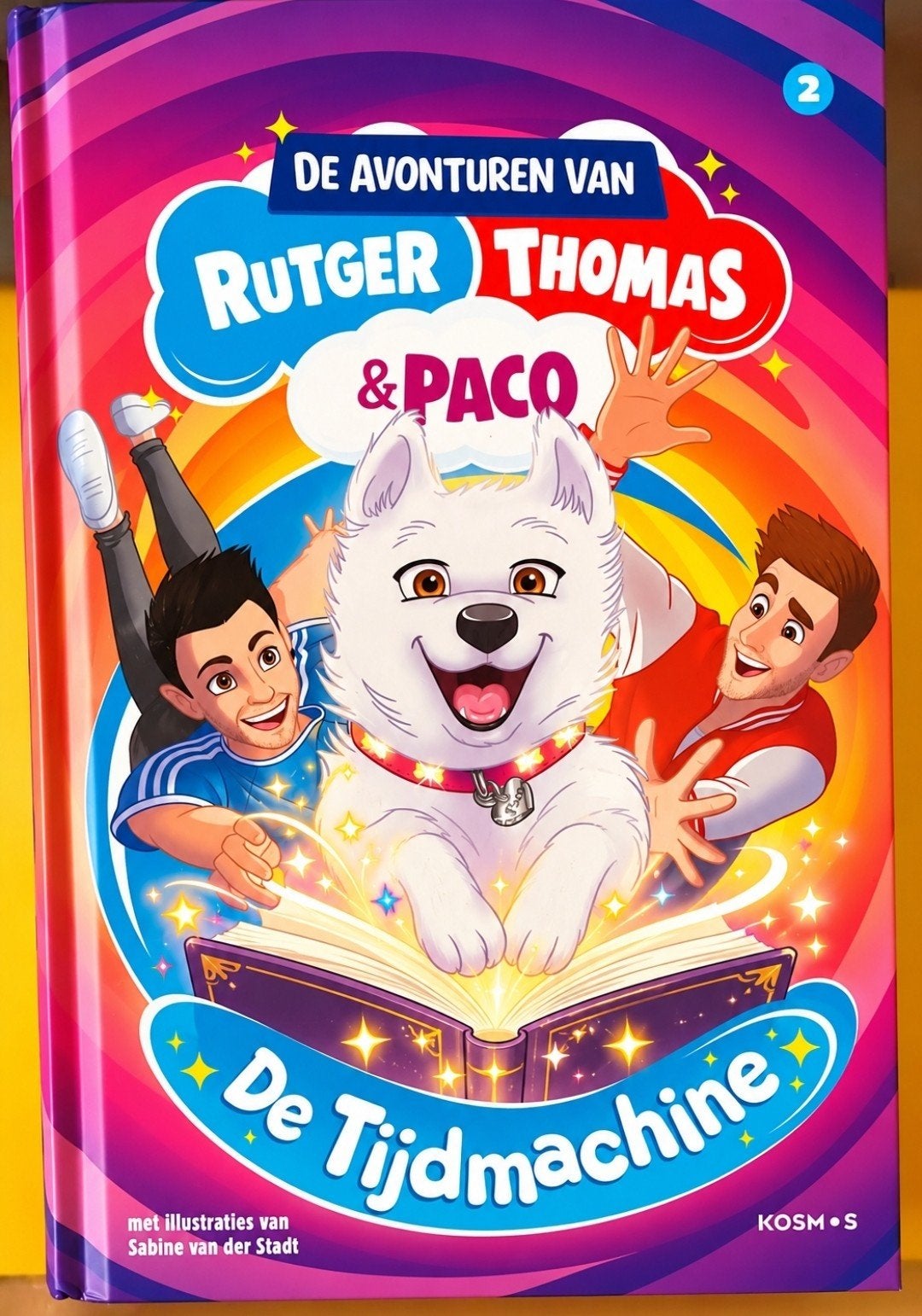 De Avonturen van Rutger, Thomas & Paco: De Tijdmachine, Ophalen of Verzenden, Zo goed als nieuw, Rutger Vink, Thomas van Grinsven