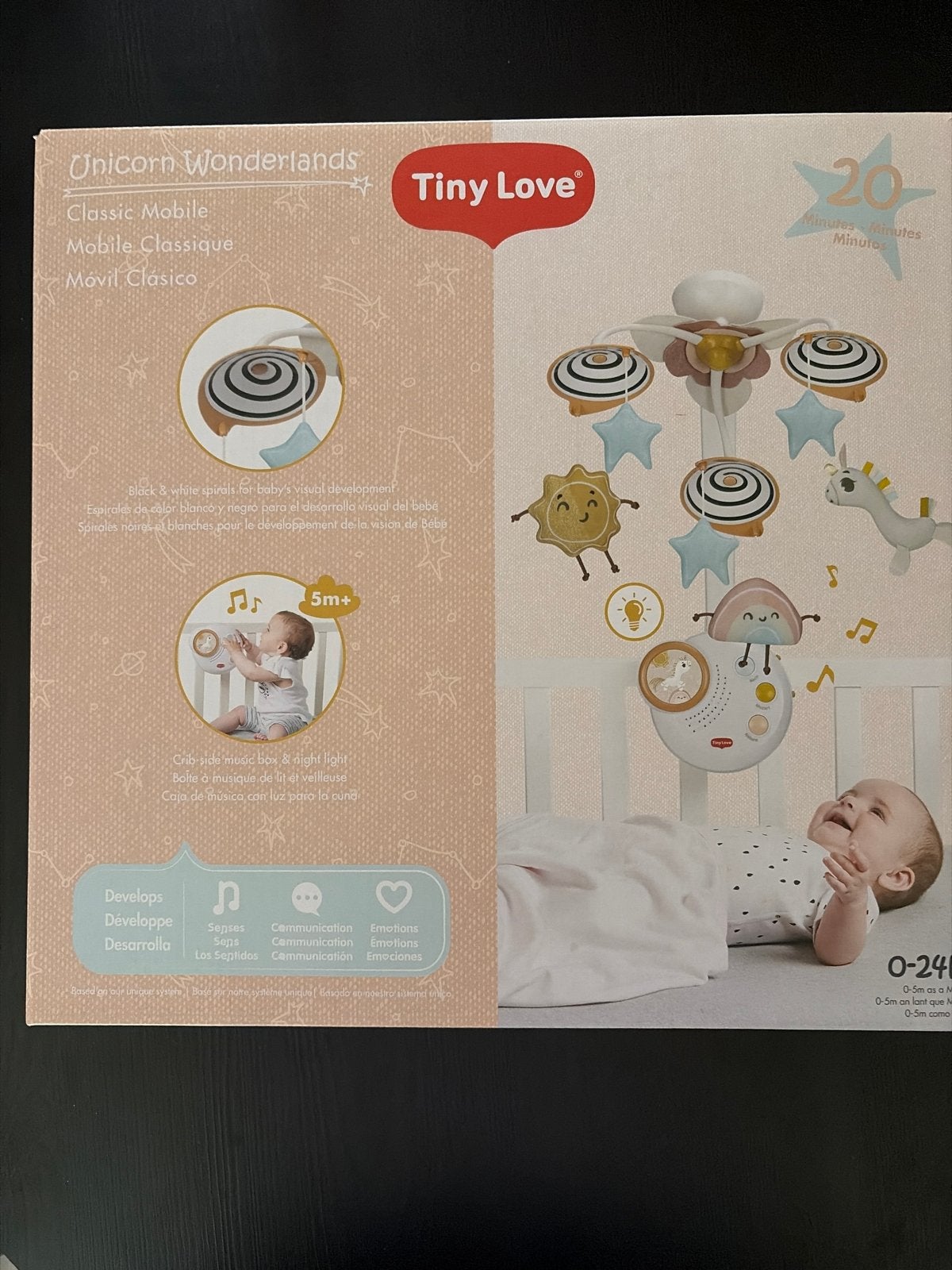 Tiny Love Unicorn Wonderlands Mobiel - Classic Mobile, Ophalen of Verzenden, Gebruikt, Mobiel, Met geluid