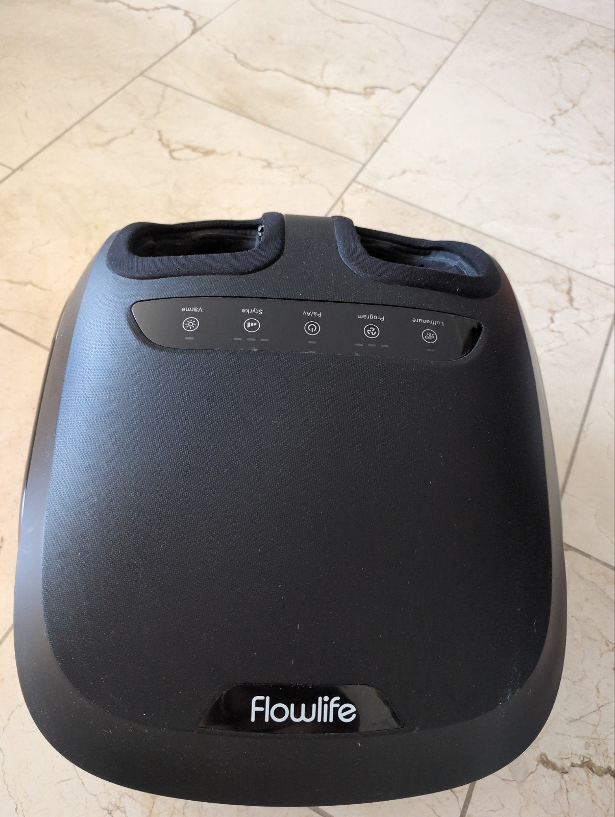 Flowlife Voeten Massage Apparaat met Warmtefunctie, Sport en Fitness, Ophalen, Zo goed als nieuw, Apparaat