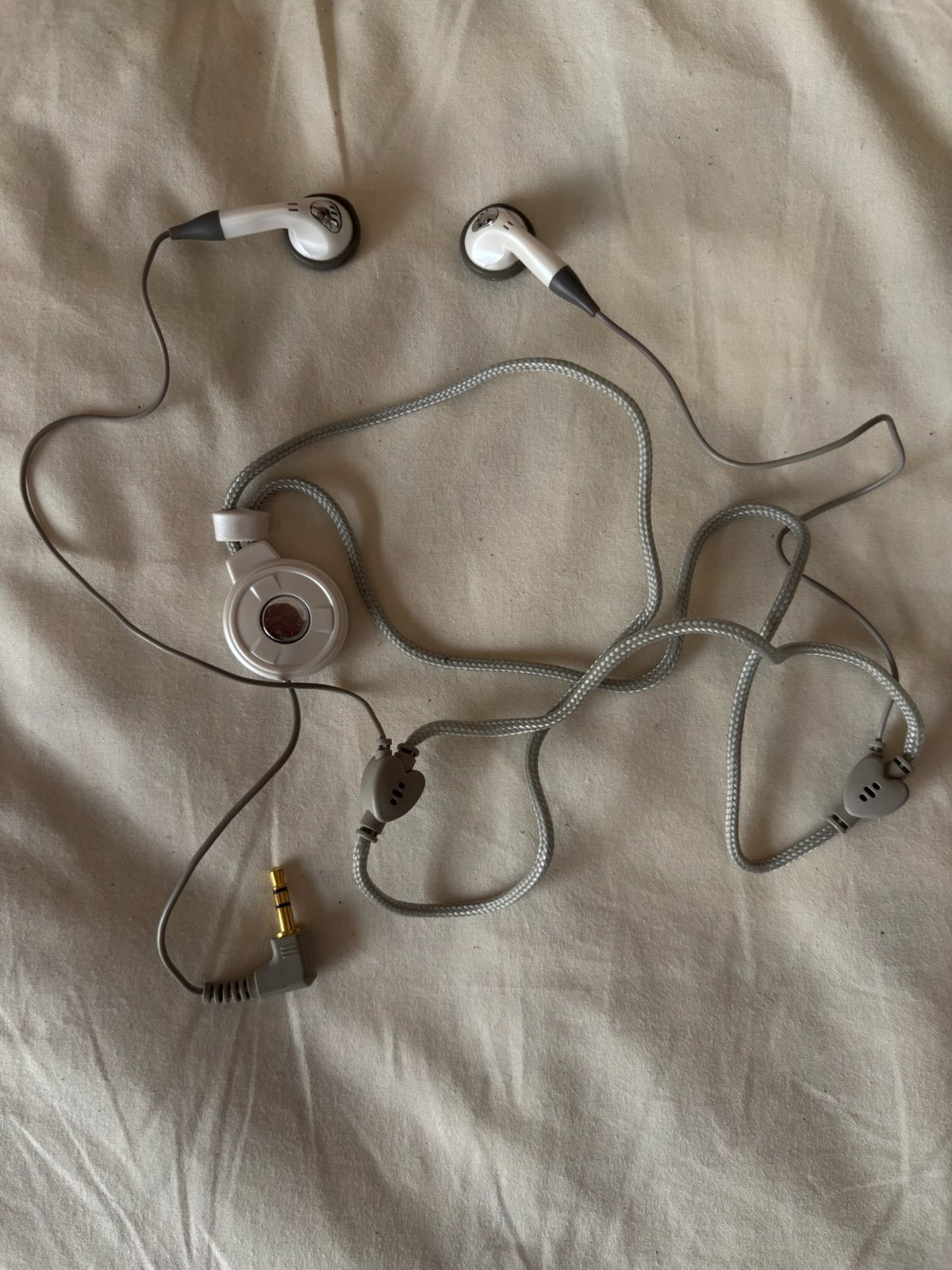 Bedrade In-ear Koptelefoon - Wit/Grijs, Audio, Tv en Foto, Koptelefoons, Overige merken, In-ear, Gebruikt, Ophalen of Verzenden