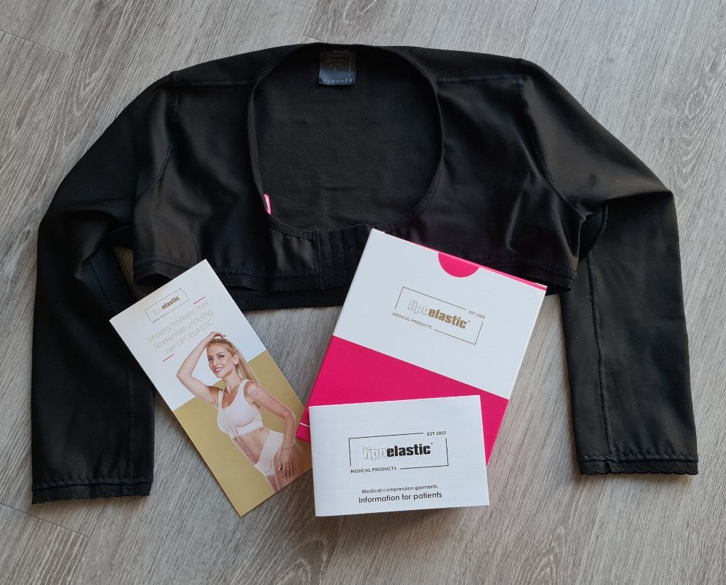 Lipoelastic Armkous AS Variant Zwart – Maat M (Zgan), Kleding | Dames, Lipolatic, Ophalen of Verzenden, Zo goed als nieuw