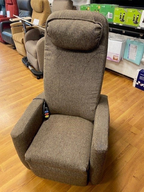 Sta op stoel Relaxfauteuil Fitform Vario 570 bruin stof, 75 tot 100 cm, Ophalen of Verzenden, Zo goed als nieuw, Stof
