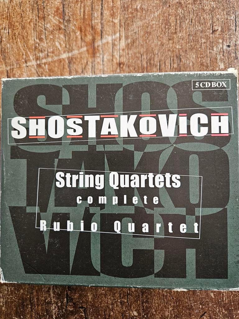Shostakovich Complete String Quartets - Rubio Quartet (5CD), Ophalen of Verzenden, Modernisme tot heden, Gebruikt, Kamermuziek