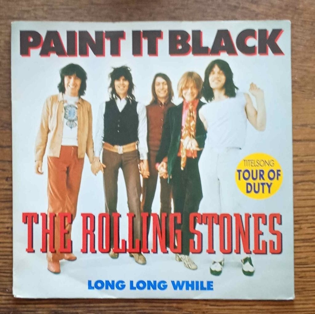 Rolling Stones Vinyl single Paint it black, Ophalen of Verzenden, Zo goed als nieuw, Pop