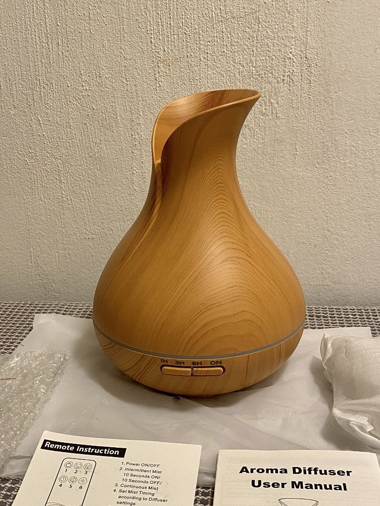 Aroma Diffuser met afstandsbediening, Ophalen of Verzenden, Nieuw, Luchtbevochtiger