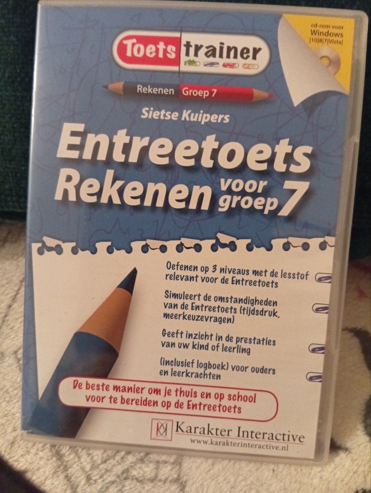 Toets trainer Entreetoets Rekenen Groep 7, Boeken, Overige vakken, Nieuw, Ophalen of Verzenden, Sietse Kuipers