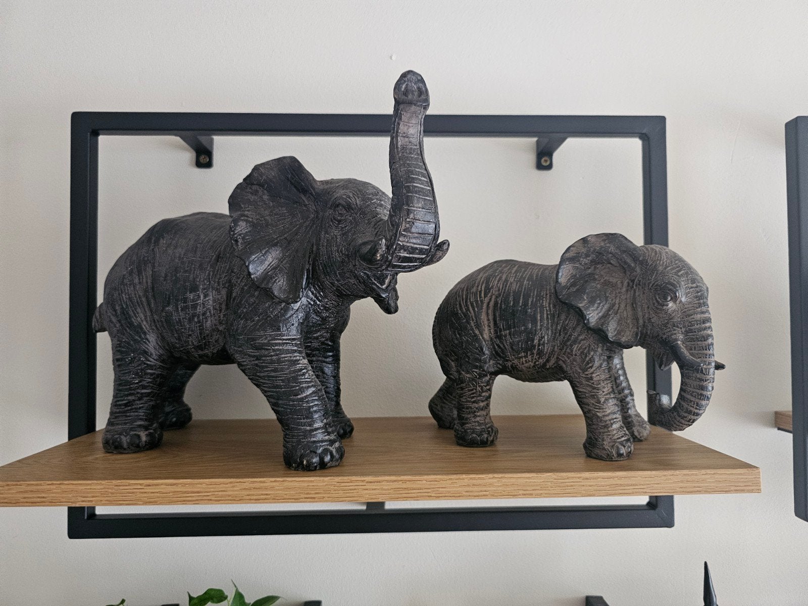 Decoratieve olifanten set - Afrikaanse stijl, Gebruikt, Overige materialen, Ophalen of Verzenden, Oosters