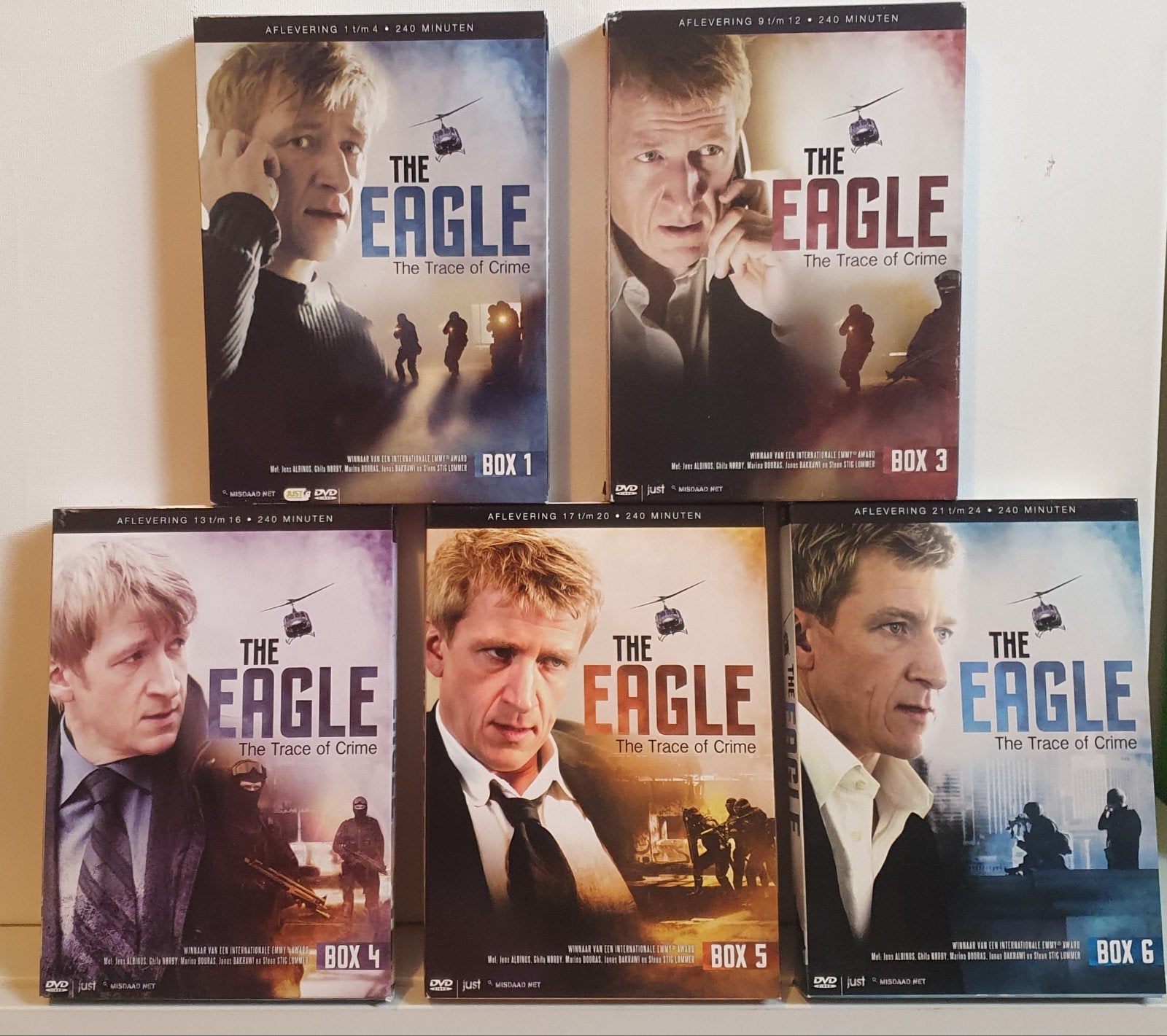 The Eagle: The Trace of Crime - Complete Boxset (5 DVD's), Boxset, Ophalen of Verzenden, Zo goed als nieuw, Vanaf 12 jaar