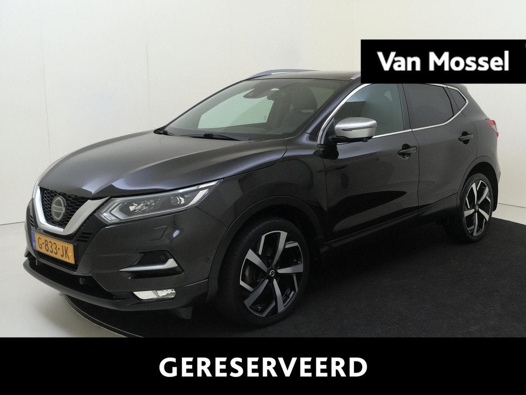 Nissan Qashqai 1.3 DIG-T Tekna + | airco automatisch | Apple, Auto's, Nissan, Bedrijf, Te koop, Qashqai, 360° camera, ABS, Adaptieve lichten