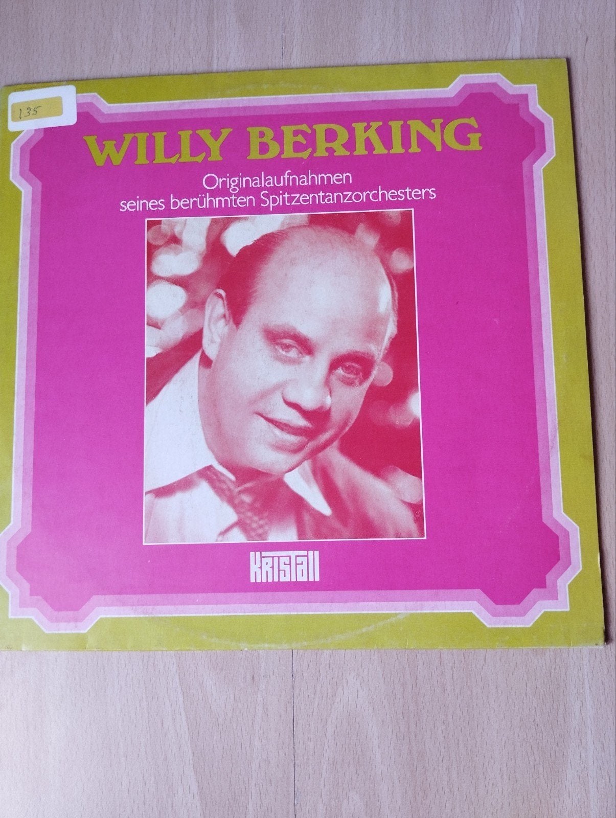 Vintage vinyl LP Willy Berking - klassieke dansmuziek, Ophalen of Verzenden, Gebruikt, 12 inch
