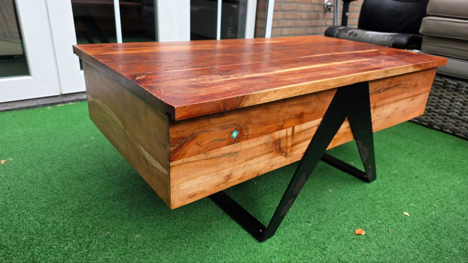 salontafel, Huis en Inrichting, Ophalen, 100 tot 150 cm, 50 tot 100 cm, Rechthoekig