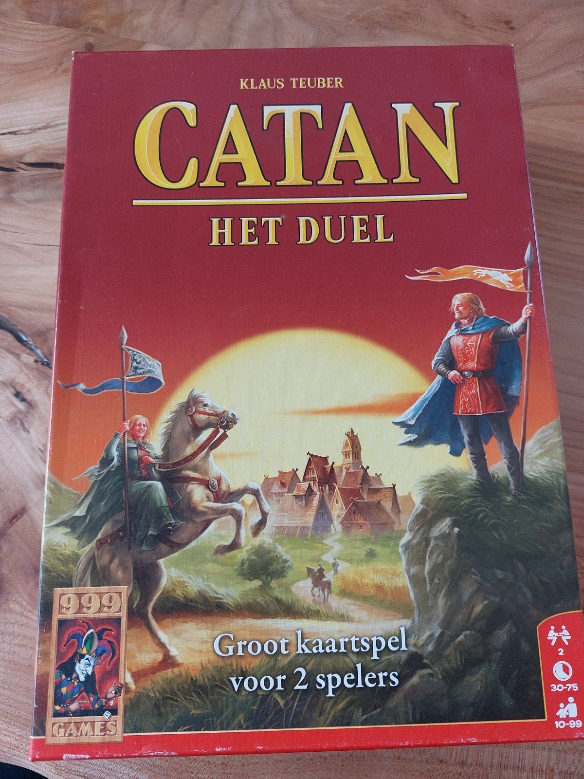 Catan, het duel, Hobby en Vrije tijd, Gezelschapsspellen | Kaartspellen, Ophalen, Zo goed als nieuw