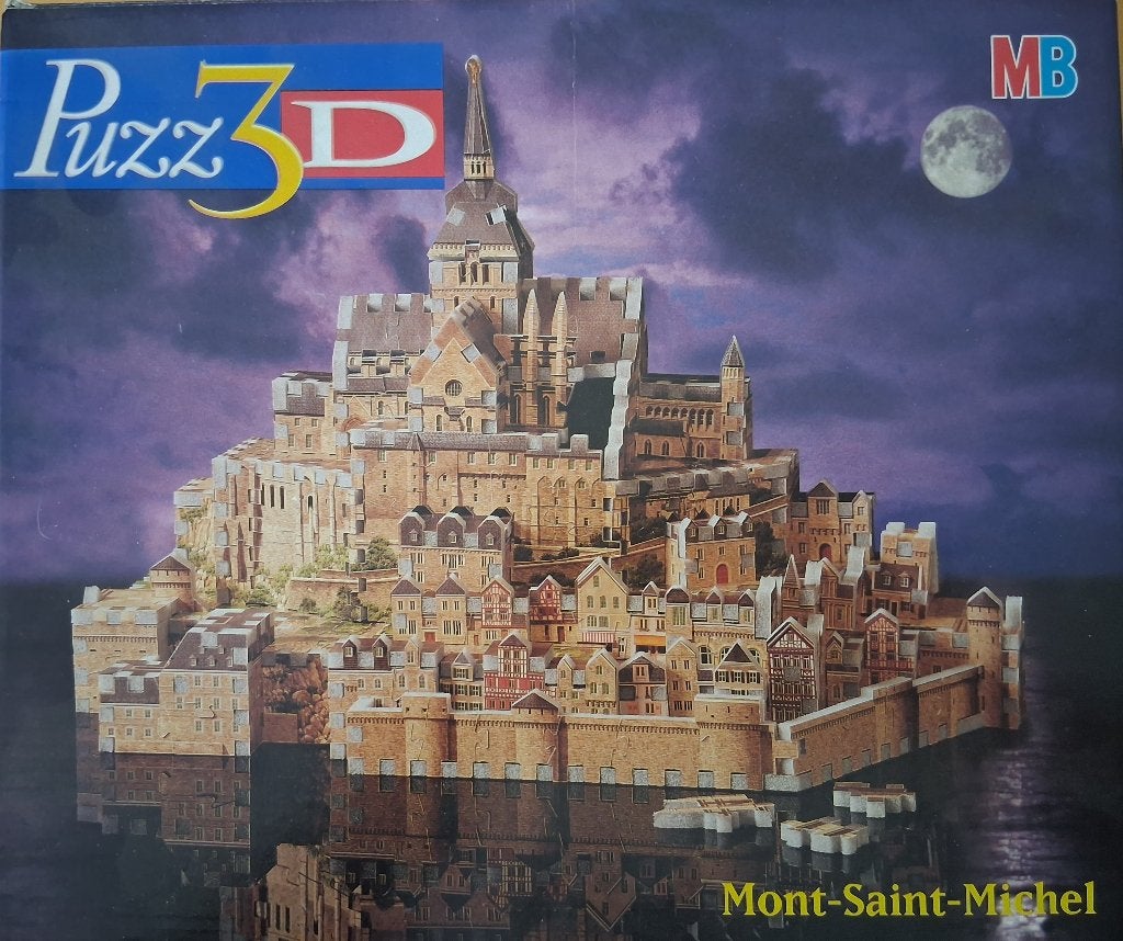 Puzz3D - Mont Saint-Michel, Ophalen of Verzenden, Minder dan 500 stukjes, Zo goed als nieuw, Rubik's of 3D-puzzel