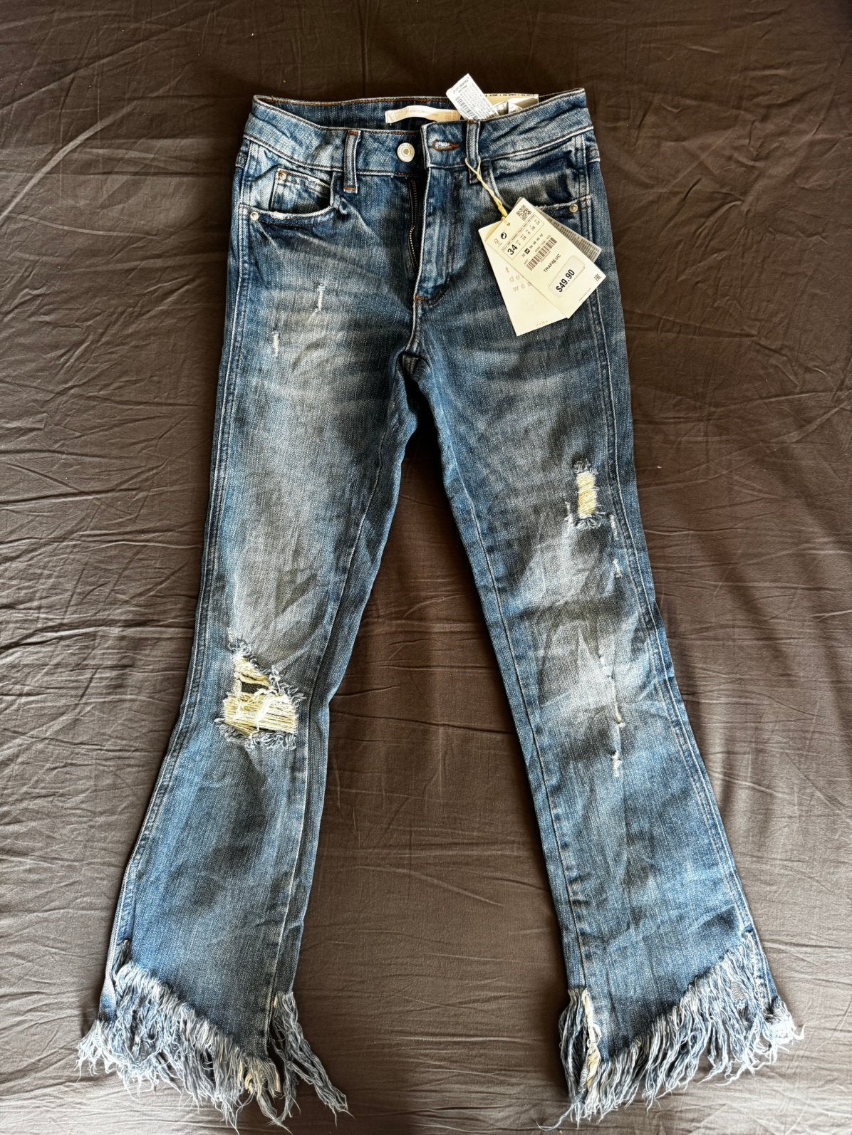 ZARA Trafaluc Denimwear Women’s Jeans – Brand New with Tags, Ophalen of Verzenden, Zo goed als nieuw, Blauw, W27 (confectie 34) of kleiner