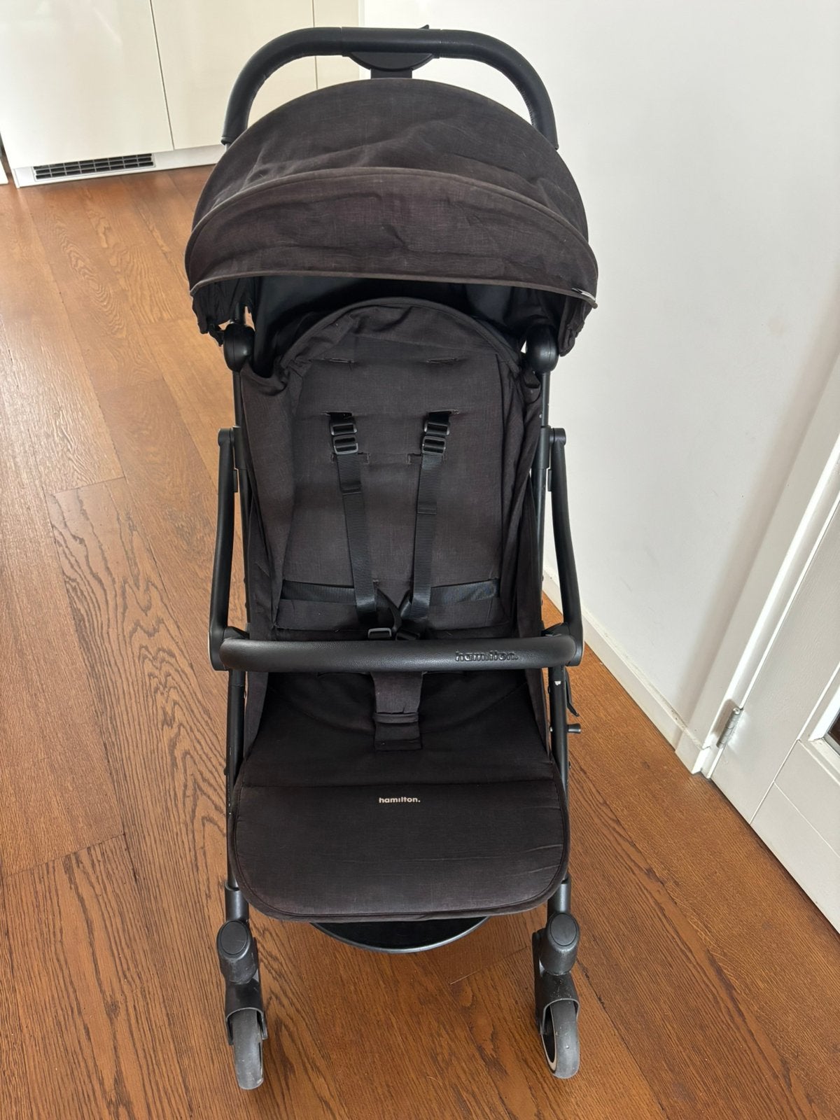 Hamilton buggy compleet met reiswieg, Ophalen, Zo goed als nieuw