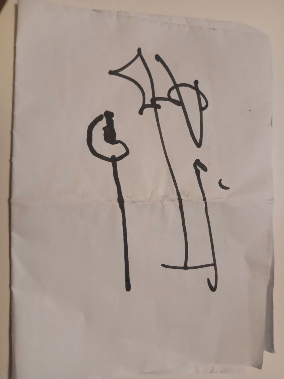de handtekening van Georges Derop[schermer]