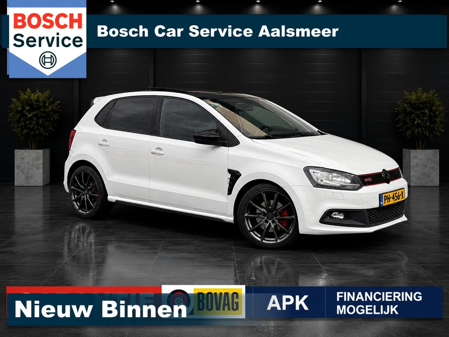 Volkswagen Polo 1.4 TSI GTI / PANO / CRUISE / APK /, Auto's, Euro 5, Zwart, 4 cilinders, 179 pk