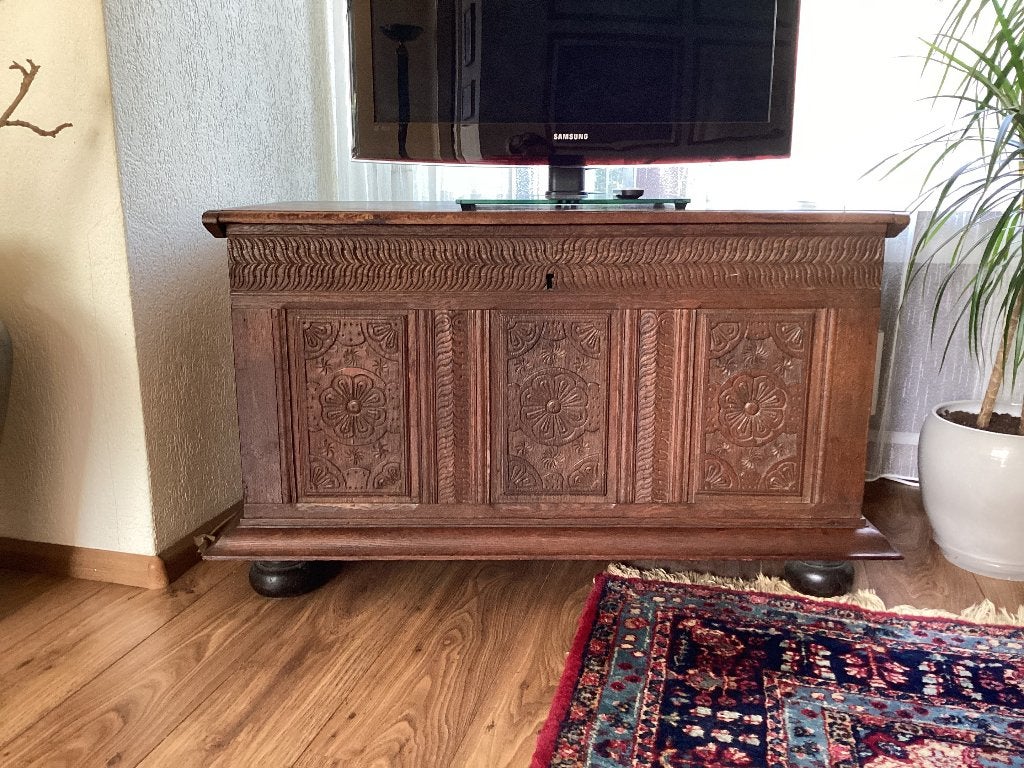 Vintage Dressoir, Ophalen, Eikenhout, Zo goed als nieuw, 50 tot 75 cm