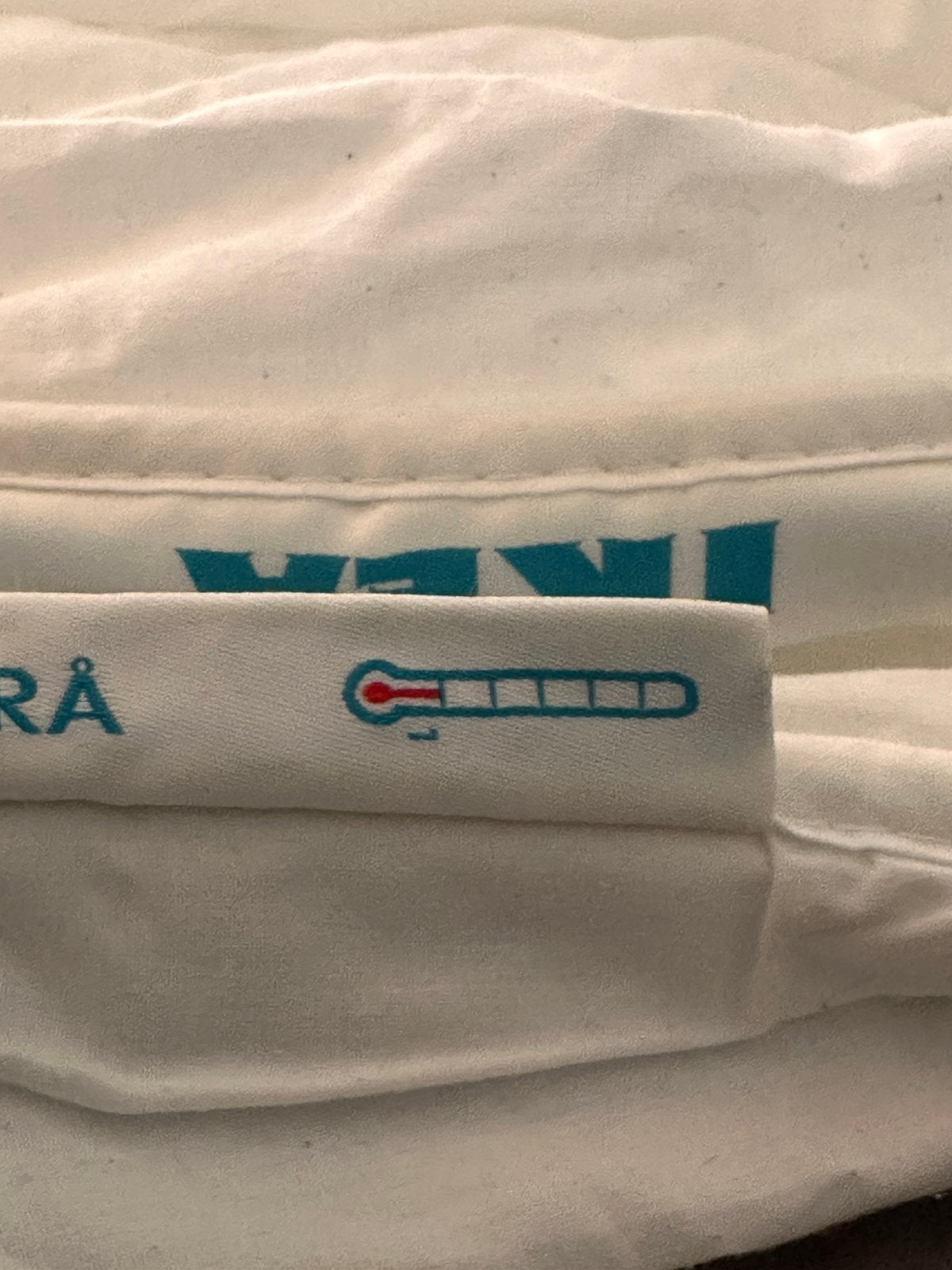 4 seizoenen Dekbed winter- en zomer deel Ikea MYSA STRÅ, Eenpersoons, Wit, Ophalen of Verzenden, IKEA
