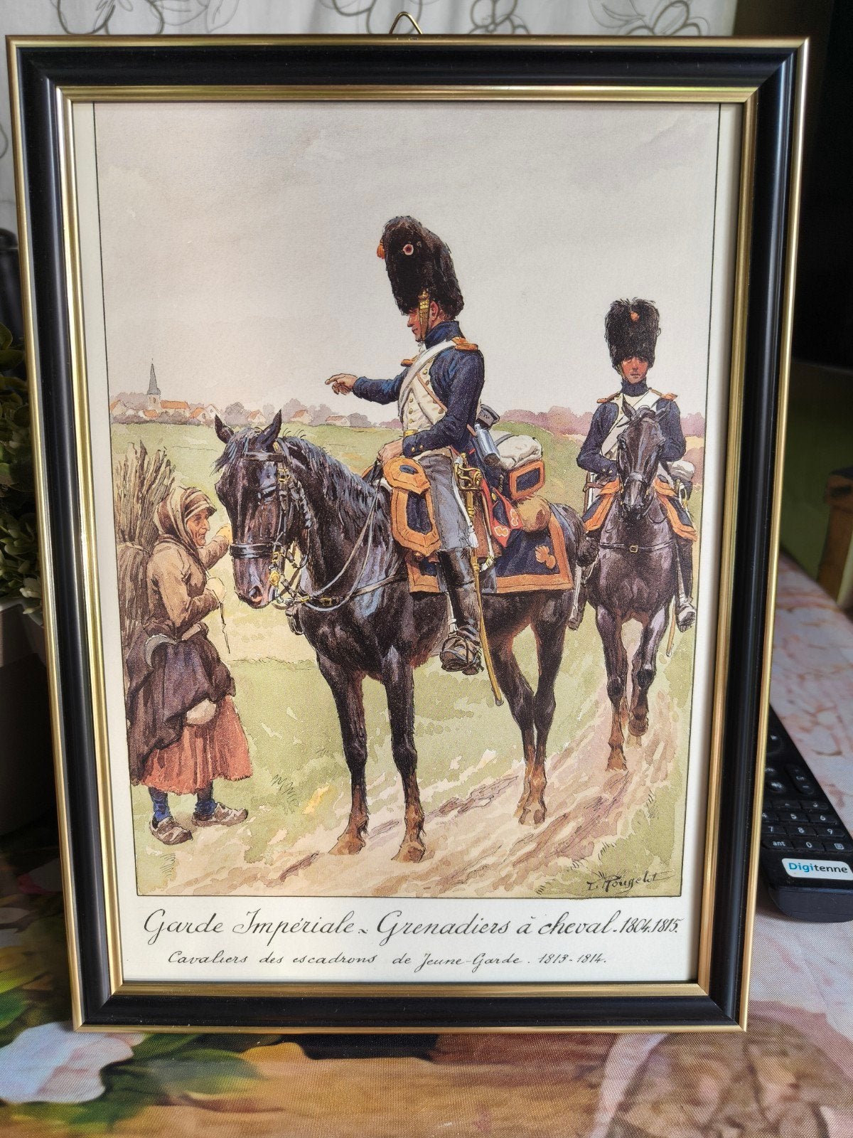 Garde Impériale Grenadiers à cheval - Ingelijste Print, Ophalen of Verzenden, Landmacht, Nederland, Foto of Poster
