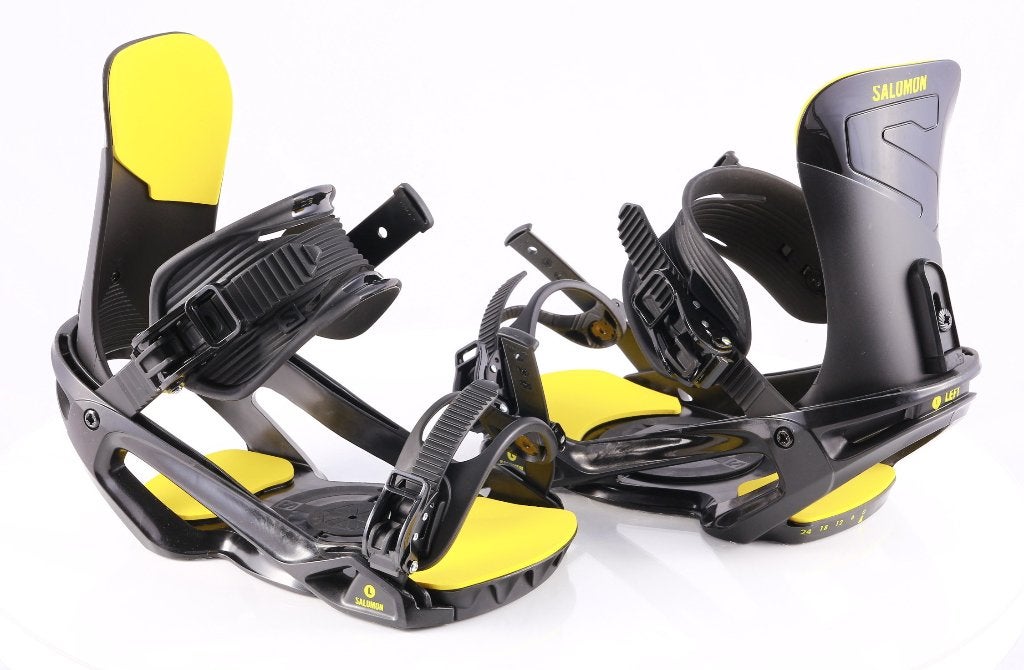 L snowboard bindingen SALOMON UNITE, black/yellow (NIEUWE), Verzenden, Nieuw, Bindingen