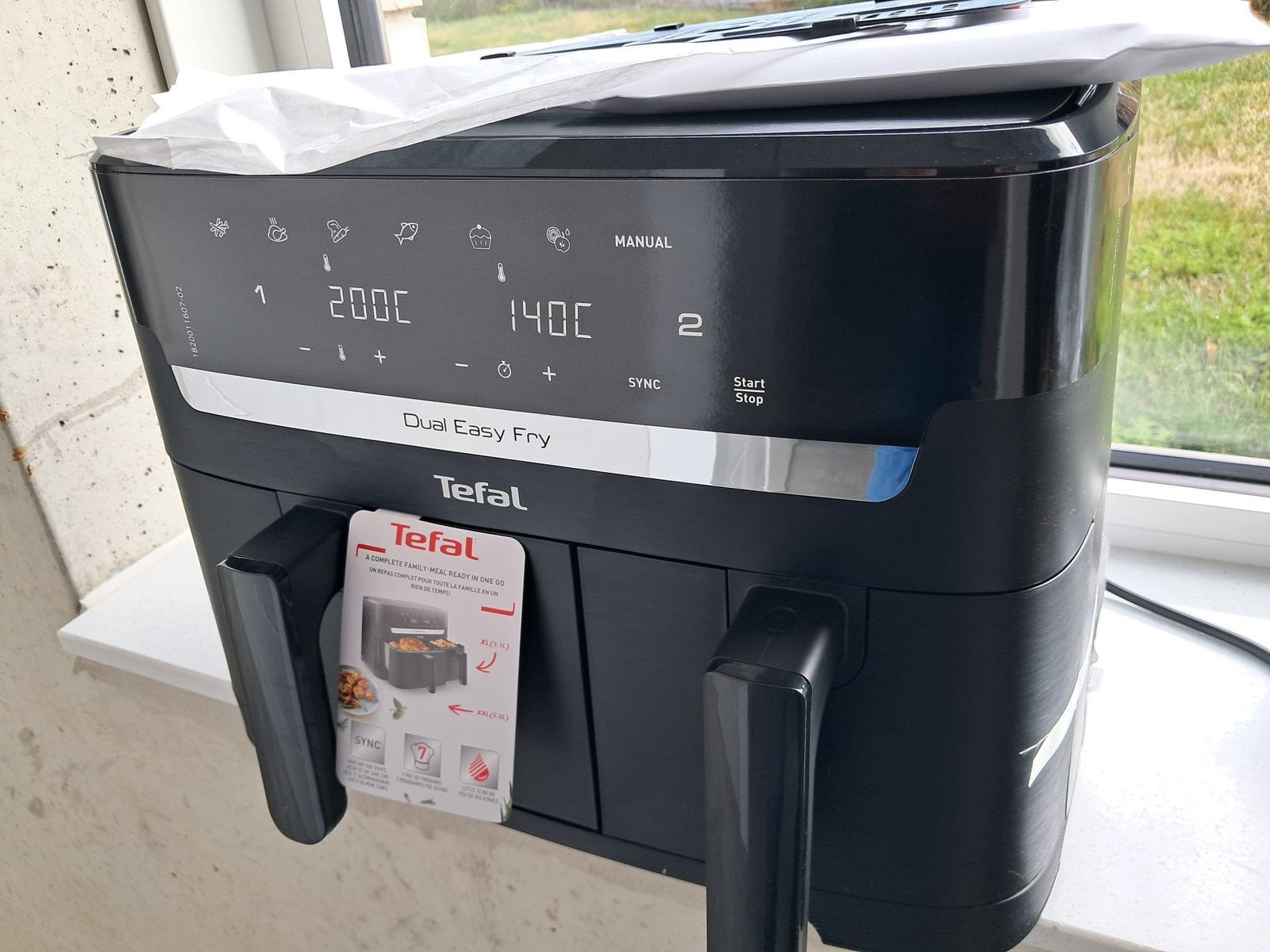 Nieuwe Tefal Dual Easy Fry Airfryer 8,3L – Nieuw in doos, Ophalen, Nieuw