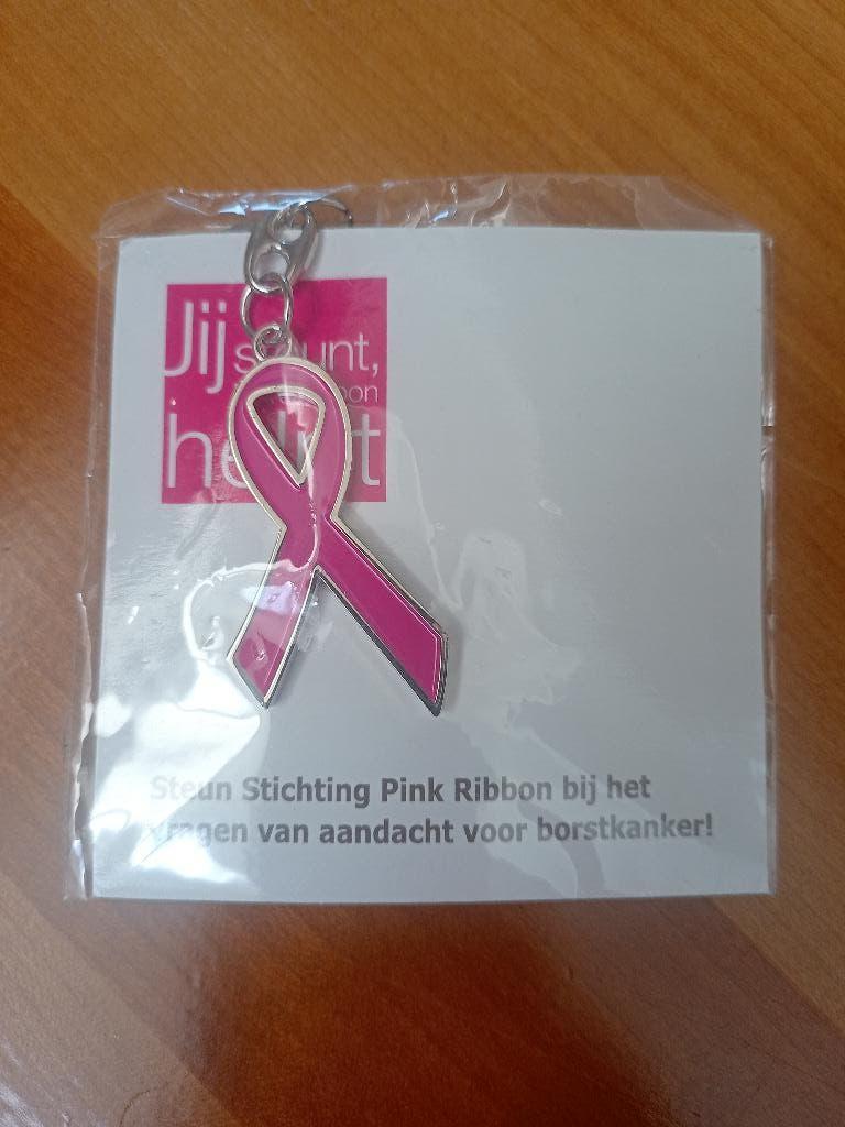Pink Ribbon sleutelhanger,nieuw., Ophalen of Verzenden, Nieuw, Merk