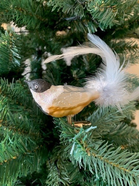 Glazen kerstfiguur / kerstbal/ kerstdecoratie vogel, Diversen, Ophalen of Verzenden, Nieuw