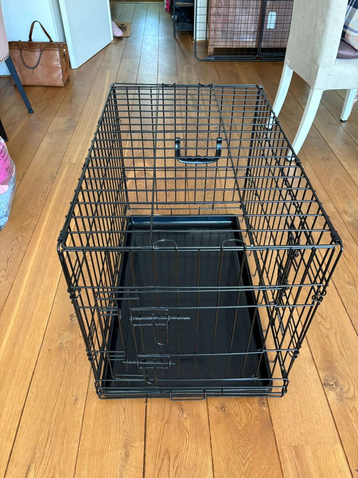 Hondenbench, middelgrote hond, Dieren en Toebehoren, Hondenhokken, Ophalen, Zo goed als nieuw, 75 tot 110 cm, Minder dan 65 cm