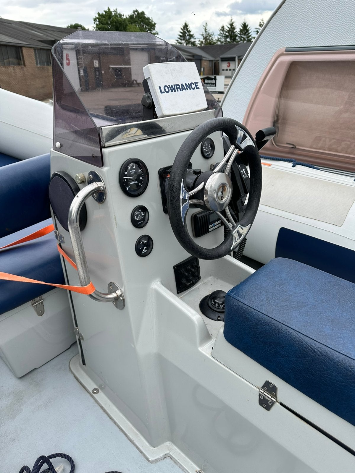 RIB JOKER 21 CLUBMAN  HONDA 130 pk 4takt  +TRAILER + Beurt, Watersport en Boten, Gebruikt, 2 m, Buitenboordmotor, Jokerboat