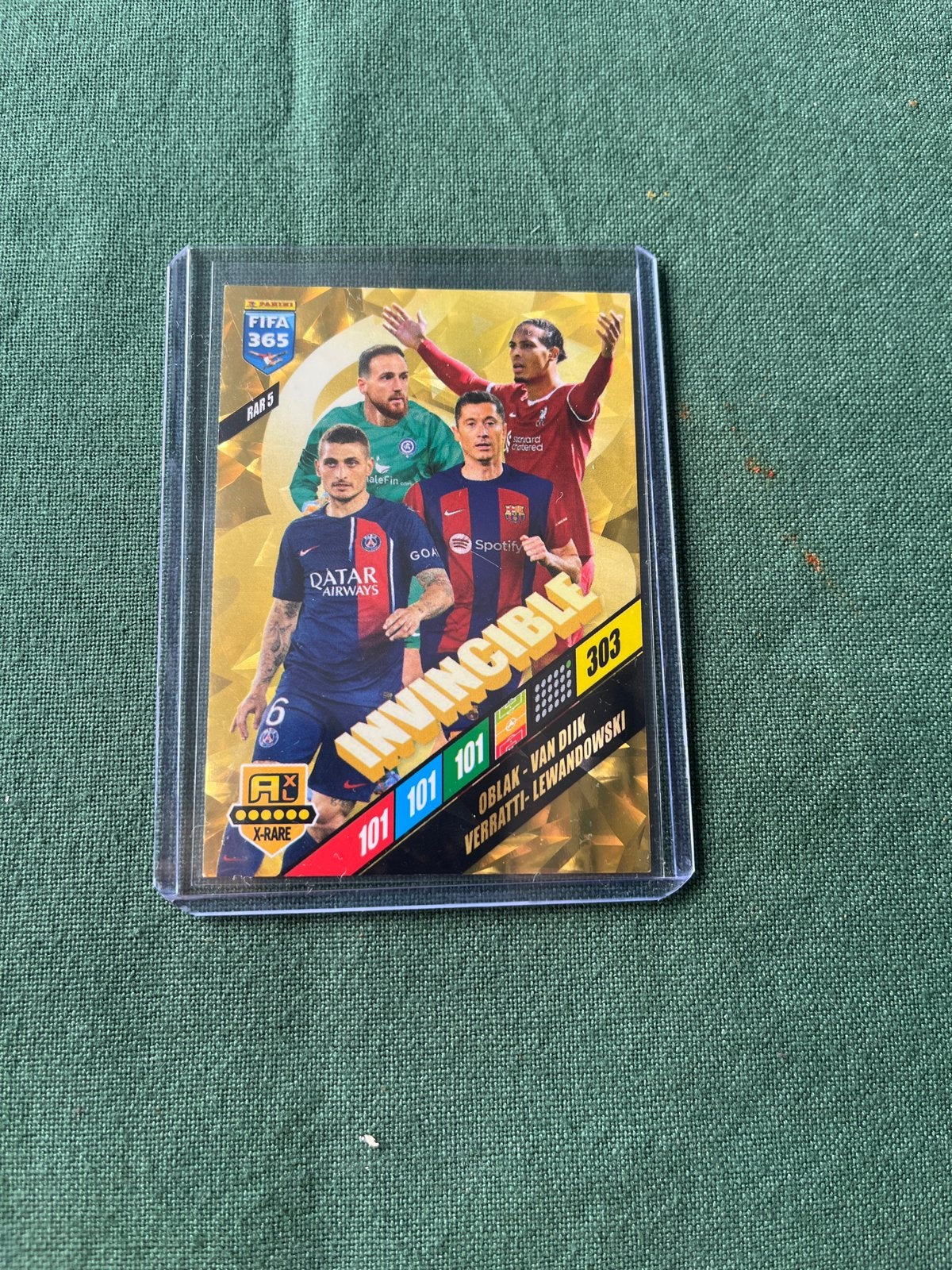 FIFA 365 Adrenalyn XL 2024 Invincible Kaart, Ophalen of Verzenden, Zo goed als nieuw, Buitenlandse clubs, Spelerskaart