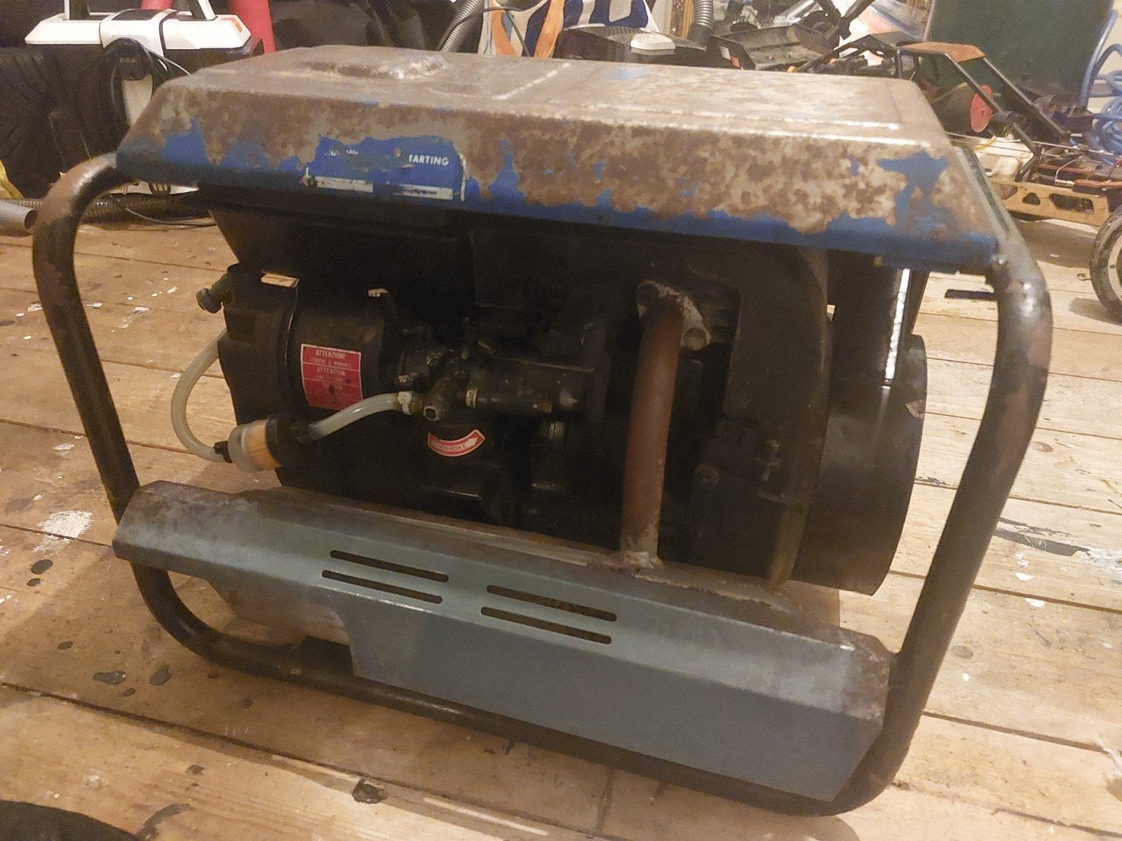 old cool aggregaat uit 1986 220 12 24 volt, Ophalen, Gebruikt, Minder dan 5 kVA, Benzine