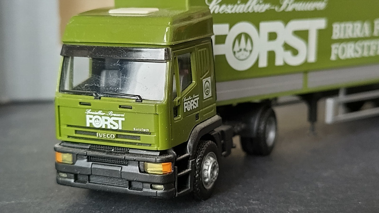 Iveco Eurotech Forst Brauerei Bier 1:87 Herpa Pol, Hobby en Vrije tijd, Verzenden, ., Nieuw, Herpa