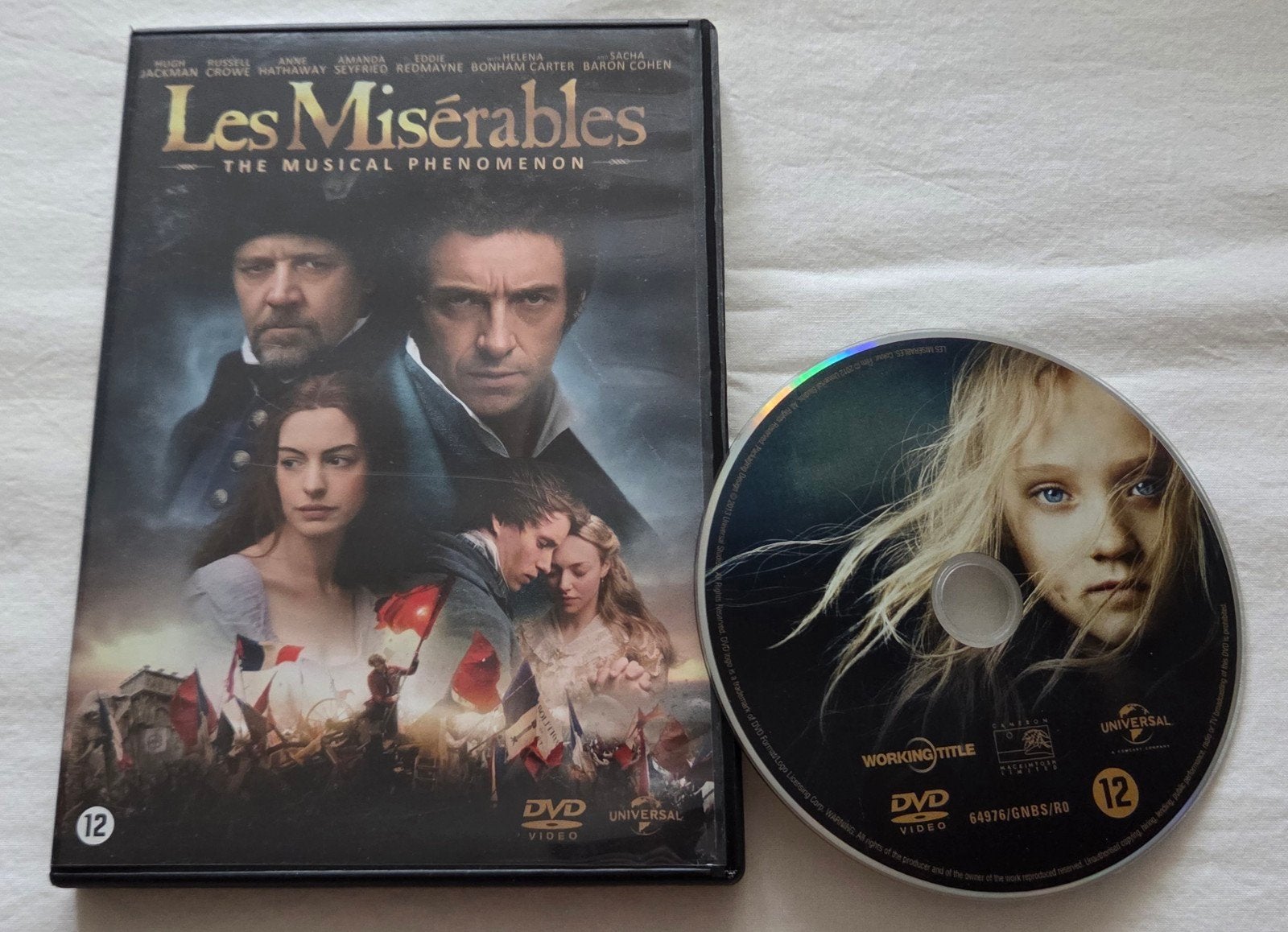 Les Miserables Dvd Speelfilm, Alle leeftijden, Ophalen of Verzenden, Zo goed als nieuw